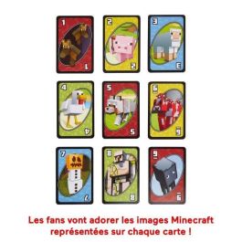 Mattel Games - Uno Minecraft - Juego de cartas - A partir de 7 años - UNO - FPD61 Mattel Games - Uno Minecraft - Juego de cartas - A partir de 7 años - UNO - FPD61