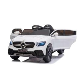 Mercedes Benz Coche Eléctrico GLC Blanco, Batería 12V, 105x68x50 cm, con Mando RC Runruntoys para Niños 3+ Años Precio: 288.78999941. SKU: S2425494