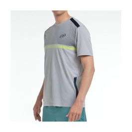 Camiseta de Manga Corta Hombre Bullpadel Bilao Gris claro Pádel 43