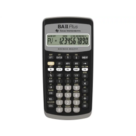 Texas Instruments Calculadora Financiera BA II Plus Pantalla 1 Línea 10 Dígitos Precio: 85.0509. SKU: B1BJ57PP29