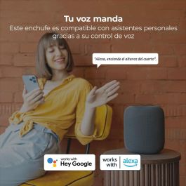 Enchufe Inteligente KSIX Smart Energy Slim WiFi 250V Blanco Enchufe Inteligente KSIX Smart Energy Slim WiFi 250V Blanco