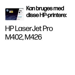 Hp Toner Negro Laserjet Pro M402Dn - M402N- M402D - M426Dw - M426Fdn - M426Fdw - 26X