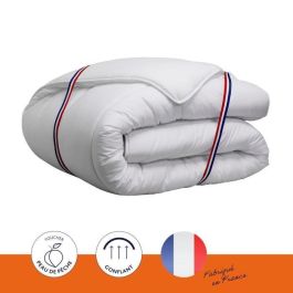 Dodo País Edredón Cálido 400gr/m² Relleno Fibras Huecas 100% Poliéster 200x200 cm Blanco - Fabricación Francesa Dodo País Edredón Cálido 400gr/m² Relleno Fibras Huecas 100% Poliéster 200x200 cm Blanco - Fabricación Francesa