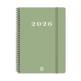 Finocam E10-155x212 mm Svh Agenda Espiral 2026, Semanal Vertical, Tapa Dura Verde, Goma Elástica, Formato DIN A5 Precio: 6.69000046. SKU: B136NCHFX3