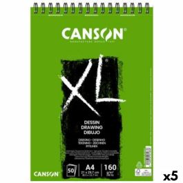Bloc De Dibujo Canson Xl Dessing Con Espiral Grano Fino A4 160G 50H