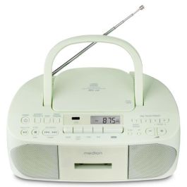 Medion AAAQL64902 Radio CD K7 FM 2x3W RMS, Verde