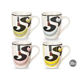 Taza Ondas Surtidos Colores 350Ml Vessia 8X10CM (36 Unidades) Precio: 59.59000014. SKU: B18RP3NNK3