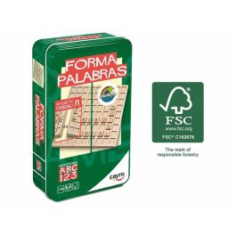 Juego formapalabras travel metal box (100 % madera fsc) Juego formapalabras travel metal box (100 % madera fsc)