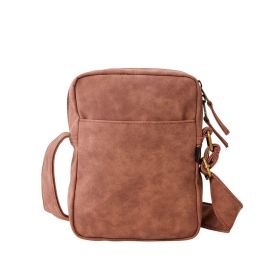 Bolso Bandolera Rip Curl Classic Leazard No Idea Pouch Marrón