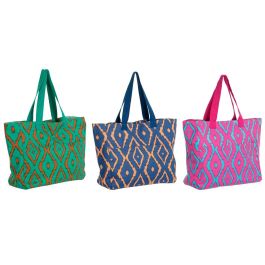 Bolso Mediterraneo DKD Home Decor Fucsia Verde 14 x 35 x 55 cm (3 Unidades) Precio: 50.88999971. SKU: B1C9P95RAQ