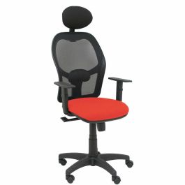 PIQUERAS Y CRESPO Silla Alocen malla negra asiento bali naranja oscuro brazos regulables cabecero fijo Precio: 204.49999944. SKU: S5703932