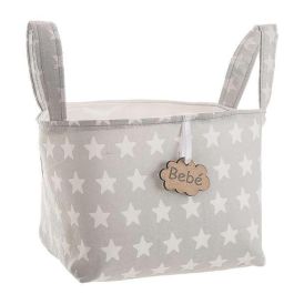 Creaciones Llopis Cesta Asas Estrellas Gris 17 x 13,5 x 20 cm Precio: 5.59000035. SKU: B1DWZ7NSRC