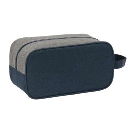 Zapatillero de Viaje Kappa Dark navy Gris Azul marino 29 x 15 x 14 cm Zapatillero de Viaje Kappa Dark navy Gris Azul marino 29 x 15 x 14 cm