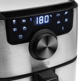 Princess 182033 Freidora de Aire Digital Deluxe Airfryer 1500W 4.5L Sin Aceite 8 Programas
