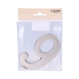 Edm Número 9 Níquel Mate 10cm Fijación Invisible