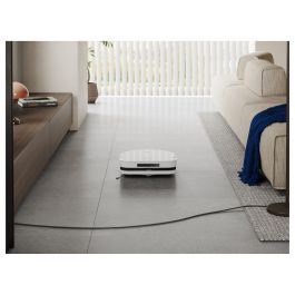 ECOVACS DEEBOT X5 OMNI Robot Aspirador con Estación de Vaciado Autónomo y Fregado, Sin Bolsa, Blanco, Forma D, 3.5L, Navegación Láser, 6400 mAh