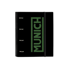 Carpeta de anillas Munich Caviar Negro 27 x 32 x 3.5 cm Precio: 10.50000006. SKU: B1B8N3JSHY