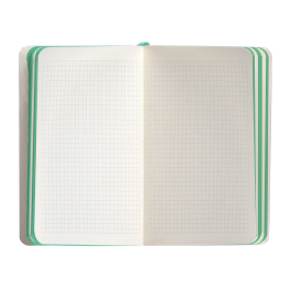 Antartik Cuaderno A6 Tapa Blanda Cuadriculado Gris y Turquesa 100 Hojas 80gr FSC