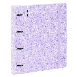 Safta Carpeblock PP Foam 4 Ani 35mm c/Recambio Light Purple Flowers 27x32x4 cm