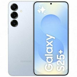 Teléfono inteligente Samsung Galaxy S25 Plus con inteligencia artificial de 256 GB en color azul claro