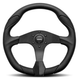 Volante Momo Quark 350 mm Piel Negra MOMVQUARK350BLKR