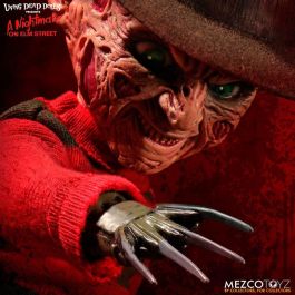 Mezco Toyz Figura Freddy Krueger Living Dead Dolls Re-Run A Nightmare on Elm Street con Voces 25 cm