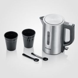 SEVERIN WK3647 Kit Hervidor de Viaje - 0.5 L - 1100 W - Acero Inoxidable y Negro SEVERIN WK3647 Kit Hervidor de Viaje - 0.5 L - 1100 W - Acero Inoxidable y Negro
