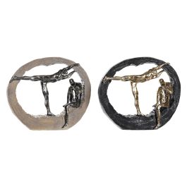 DKD Home Decor Figura Decorativa de Resina, Diseño Personas Estilo Moderno, Colores Negro y Dorado, 8.5x30.5x36 cm (4 Unidades) Precio: 79.64946. SKU: B18R7JWRNW