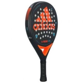 Adidas X-Treme LTD XTREME BK OR Pala de Pádel, Negra y Naranja, Forma Redonda, Control Optimizado, Goma EVA SOFT