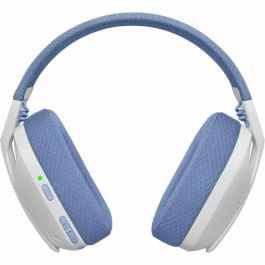 Logitech Auriculares G435 Gaming Inalámbricos Bluetooth/LIGHTSPEED, Sonido Envolvente, Micrófono Integrado, Blanco