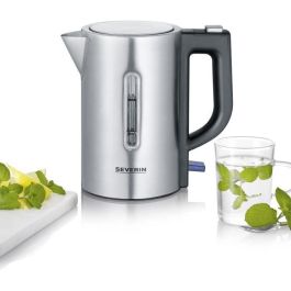 Severin WK3647 Hervidor de Viaje 0.5 L 1100 W Acero Inox. Negro Kit con 2 Tazas Voltaje Conmutable 115/230V Libre BPA Severin WK3647 Hervidor de Viaje 0.5 L 1100 W Acero Inox. Negro Kit con 2 Tazas Voltaje Conmutable 115/230V Libre BPA