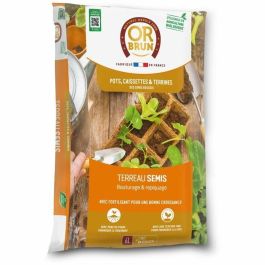 Or Brun OBRTSEM6U Tierra para Semillas Oro Marrón 6L para Semillero, Sustrato Profesional con Drenaje Mejorado y Óptima Retención de Agua Precio: 22.88999955. SKU: B178L8LNRJ