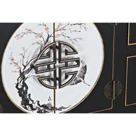 Consola Oriental DKD Home Decor Negro Blanco 28 x 83 x 63 cm Consola Oriental DKD Home Decor Negro Blanco 28 x 83 x 63 cm