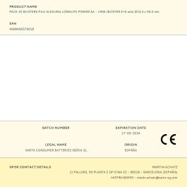 Pilas Alcalinas Varta LR06