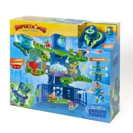 Torre enigma de superthings kazoom power battle con luces y sonidos, incluye 1 enigma exclusivo, 1 aeronave, 1 disparador y 3 proyectiles Precio: 52.5000003. SKU: B12TLL8V6V