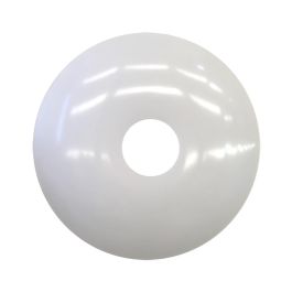 Edm Tulipa para iluminación, compatible con modelos 32508 32509 32510 32511, plástico blanco, Ø 25 cm