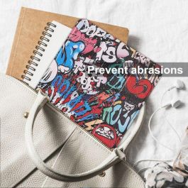 CoreParts Funda Rígida Tri-fold con Función Auto Encendido Estilo Grafiti para Xiaomi Redmi Pad 10.61 2022