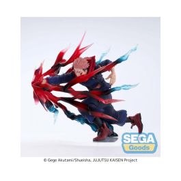 Sega Figura Yuji Itadori Black Flash Version - Colección Luminasta de Jujutsu Kaisen (15,5 cm)