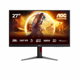 AOC Monitor Gaming 27G4HA 27" Full HD 1920x1080 200Hz IPS 1ms HDMI DP Negro Rojo
