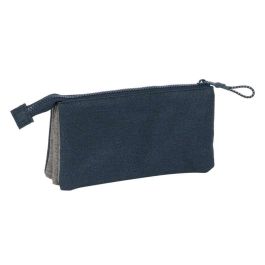 Bolso Escolar Portatodo Safta Triple Kappa Dark Navy 30x220x120 mm Bolso Escolar Portatodo Safta Triple Kappa Dark Navy 30x220x120 mm
