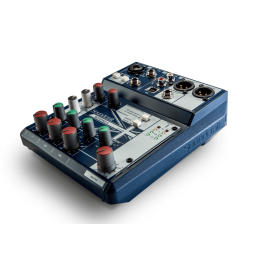 SOUNDCRAFT Notepad-5 Mesa de Mezclas Compacta con Preamplificadores de Micrófono Profesionales e Interfaz de Audio USB