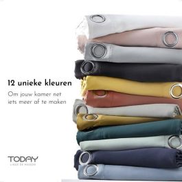 Today TOD3574643560032 Cortina con Ojales Hoy Esencial 140x240 cm Carbón Today TOD3574643560032 Cortina con Ojales Hoy Esencial 140x240 cm Carbón