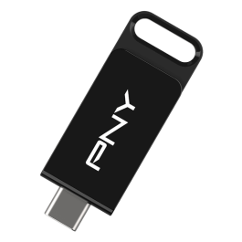 PNY Elite USB Tipo C 64 GB USB 3.2 Gen 1 (3.1 Gen 1) Negro Unidad Flash