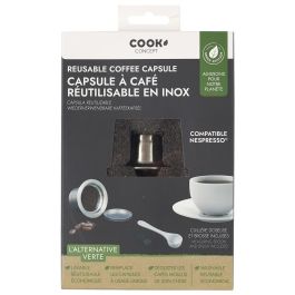 Cook Concept Cápsula Café Reutilizable Acero Inoxidable Compatible Nespresso Citiz Essenza Pixie Inissia Lattissima Expert Precio: 7.49999987. SKU: B12929S4GJ