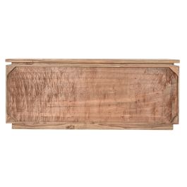 DKD Home Decor Buffet Alpino Natural Gris Madera Sheesham con 2 Cajones, 4 Puertas y 2 Estanterías - Ancho 175 x Fondo 45 x Alto 72 cm