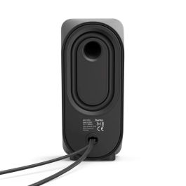Hama Altavoces PC Sonic LS206 Negro, 2.0 Estéreo, Conexión USB 3.0 y 3.5 mm, Frecuencia 50-20000 Hz, Para Ordenador y Notebook
