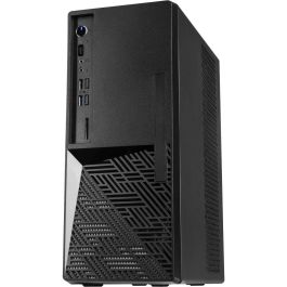 Inter-Tech S-703 Mini Torre PC Escritorio micro ATX/Mini-ITX, Color Negro