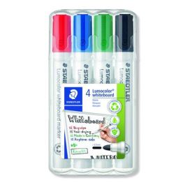 Staedtler Rotuladores Pizarra Blanca Lumocolor Punta Redonda, Estuche 4 Ud - Negro, Azul, Verde, Rojo Precio: 5.79000004. SKU: B18J9FYCJQ
