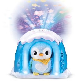 V-Tech 80-574922 Iglú Proyector Peluche Pingüino – Transforma la Habitación Infantil en un Mundo de Ensueño Relajante con Cielo Estrellado