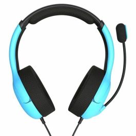 PDP PDP1705966927800 Auriculares con Cable, Azul Neptuno, Compatibles con PS4/PS5, Micrófono de Brazo, Diadema Supraaural